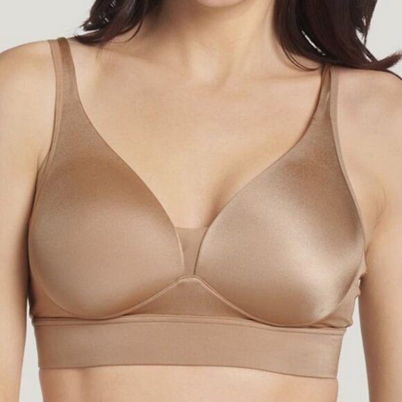 Jockey Forever Fit V-Neck Molded Cup Bra - Picture 1 of 9